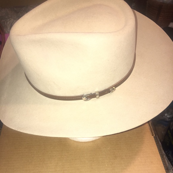 stetson 4x buffalo felt seneca pinch front western hat